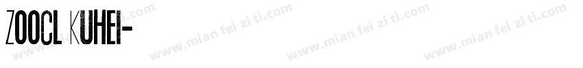 zoocl kuhei字体转换